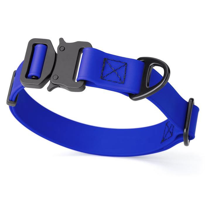 Dogline BioThane Dog Collar with Stab-Lock Quick Release Buckle