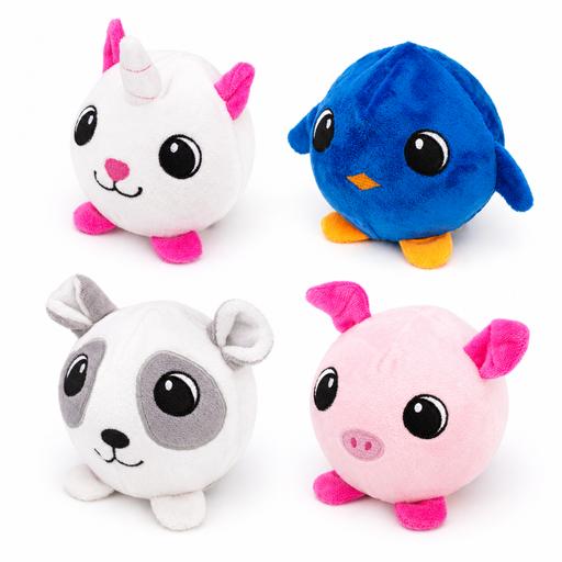 4" Ball Buddy Dog Toy with Ball-Shaped Squeaker
