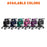 4 wheels pet strollers with removable cradle, mesh screens and storage compartment, 6 colors available
