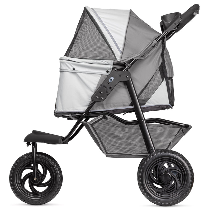 TrailRunner Pet Stroller with 12" Mixed Terrain Rubber Tires