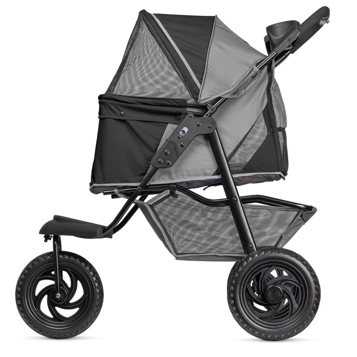 TrailRunner Pet Stroller with 12" Mixed Terrain Rubber Tires