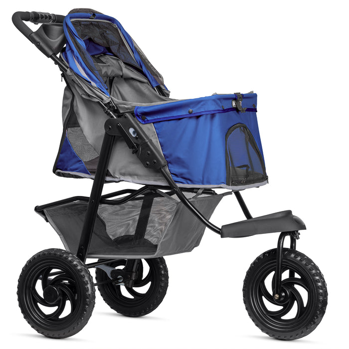 TrailRunner Pet Stroller with 12" Mixed Terrain Rubber Tires