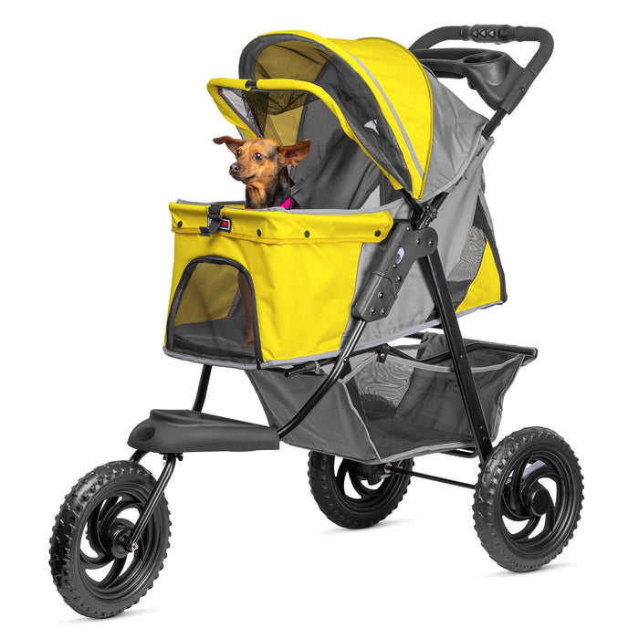 TrailRunner Pet Stroller with 12" Mixed Terrain Rubber Tires
