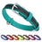Soft Leather Dual-Color Flat Dog Collar