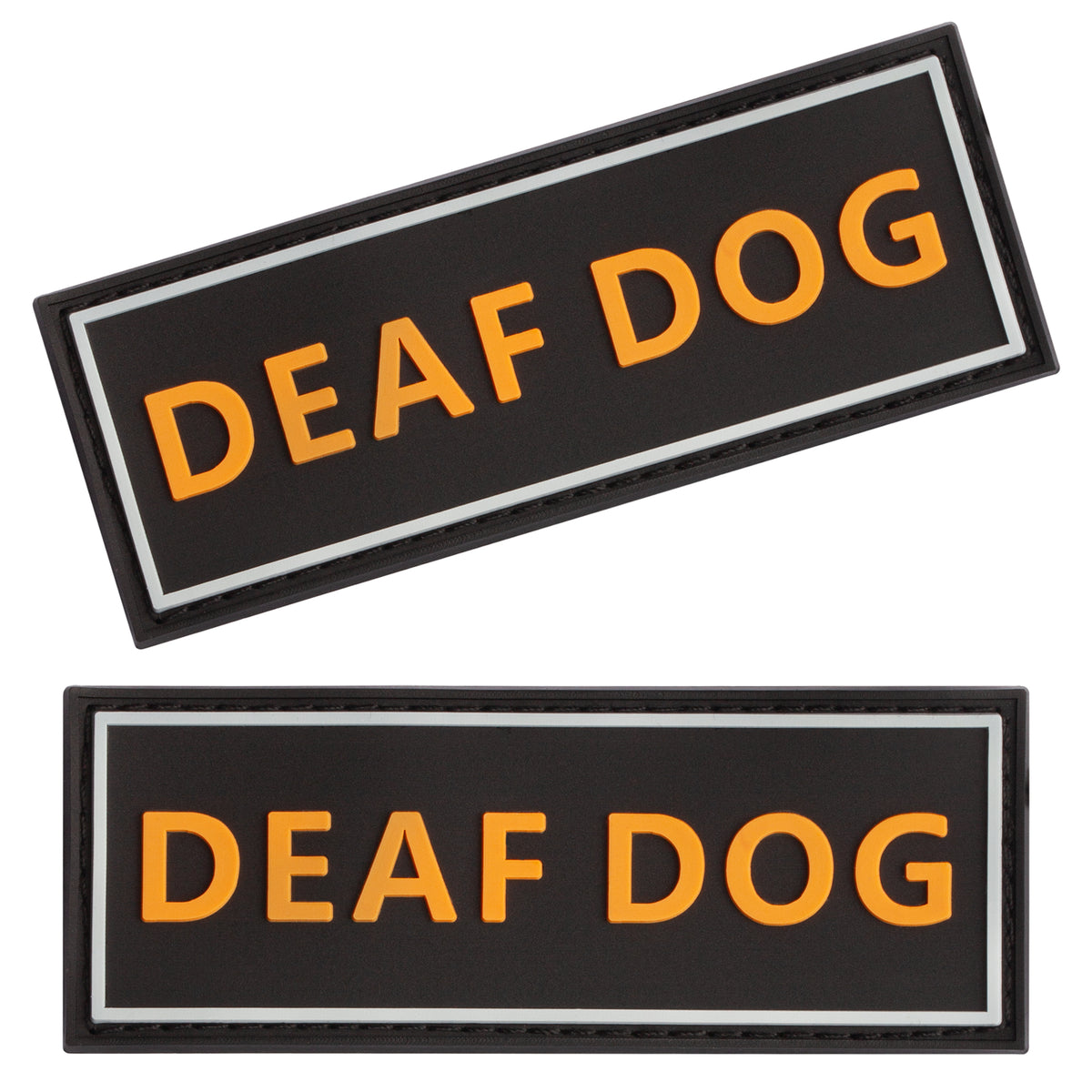 Dogline Deaf Dog 3D Rubber Patches — Dogline Wholesale