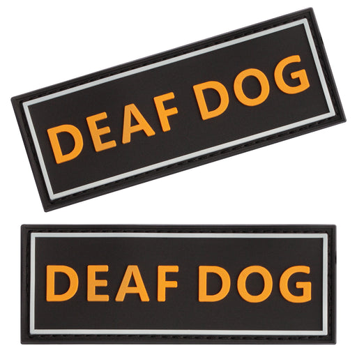 Dogline Deaf Dog 3D Rubber Patches