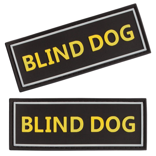 Dogline Blind Dog 3D Rubber Patches
