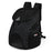 Black pet carrier backpack with mesh top and sides