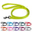 Nylon leash for dogs with black swivel clip, lime green and 10 other color options