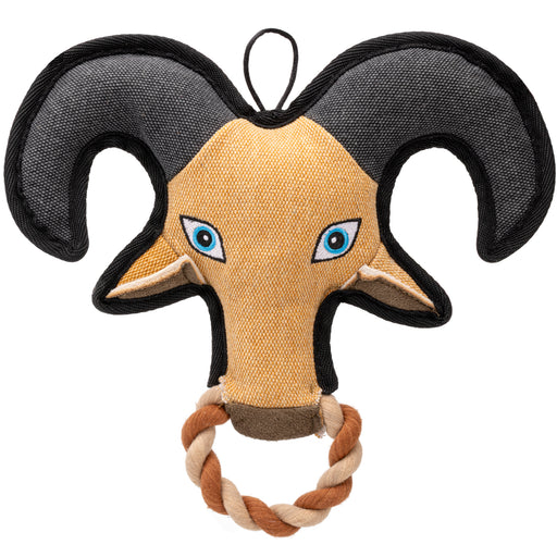 10" Nature Goat Animal Squeaky Dog Toy