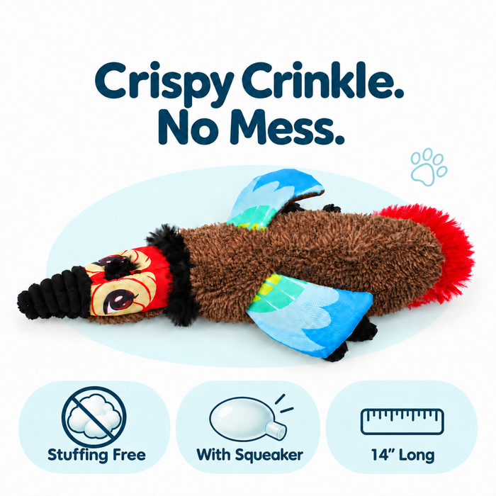 Crinkle Birds Dog Toy Collection