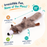 Crinkle Critters Stuffing-Free Dog Toy with Squeaker