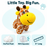 6" Giraffe Mini Dog Toy