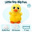6" Duck Mini Dog Toy