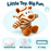 7" Tiger Mini Dog Toy