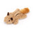 Crinkle Flat Dog Toy with Squeaker