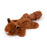 Crinkle Flat Dog Toy with Squeaker
