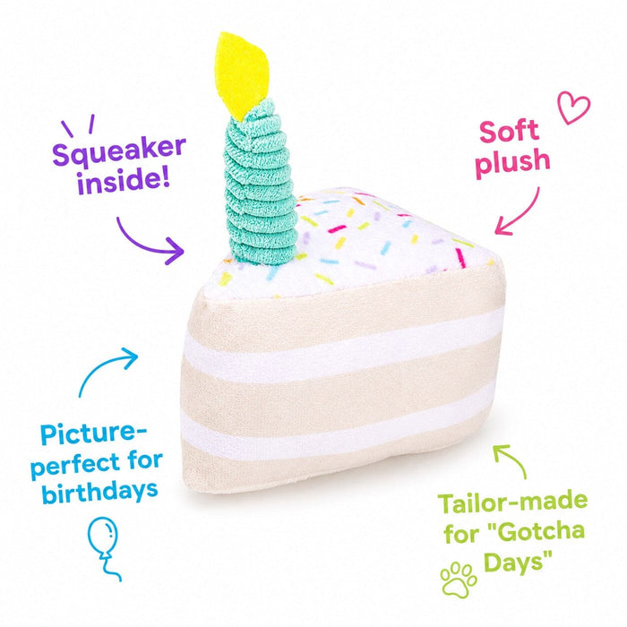 Cupcakes and Cake Slices Mini Plush Dog Toys Collection