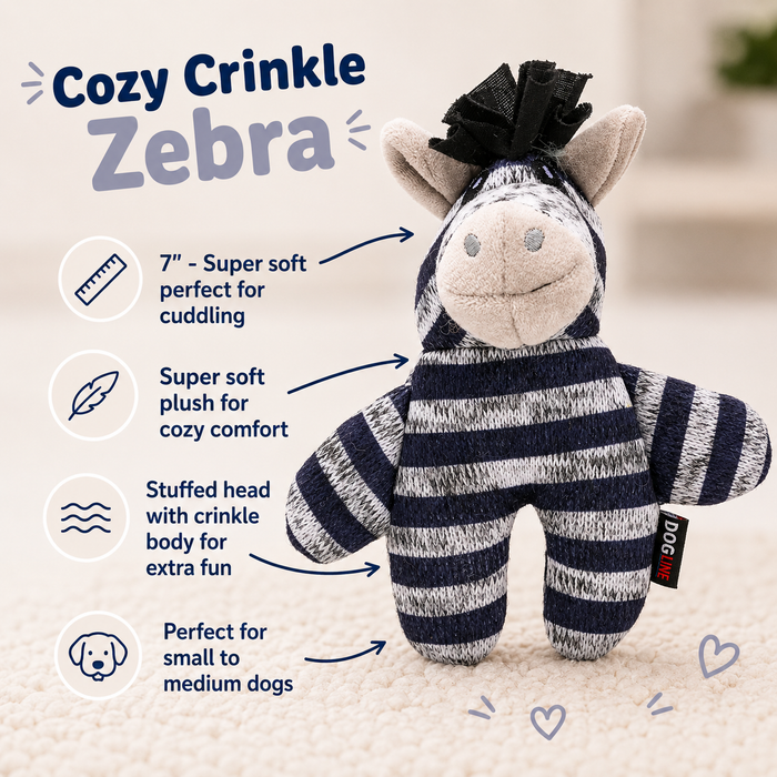 Cozy Crinkle Dog Toy Collection
