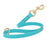 Sky Blue traffic leash for dogs with brass hardware, made from waterproof Biothane