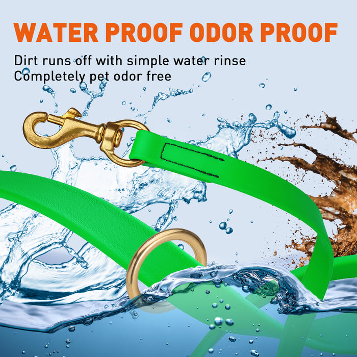 Viper Biothane Traffic Lead - Brass Hardware