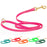 Biothane leash for dogs with brass hardware, 4ft, pink, teal, red, orange, green, hunter green and 20 other color options available