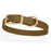 Coyote Brown Biothane dog collar for medium dogs, with brass buckle and D-Ring, 3/4 inch wide