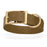 Coyote Brown Biothane dog collar for extra large breeds, brass buckle and D-ring, 1.5 inches wide