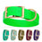 Biothane collars for dogs with brass hardware, waterproof and smell proof, 1.5 in wide, size XXL: 24 to 28 inches; green, teal, sage, olive, burgundy, violet and 20 other color options