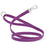 Grape Purple dog leash with Sprenger hook and O-ring, made from waterproof Biothane with Pebble Grip coating. Long line 10 ft, 15 ft, 20 ft, or 33 ft