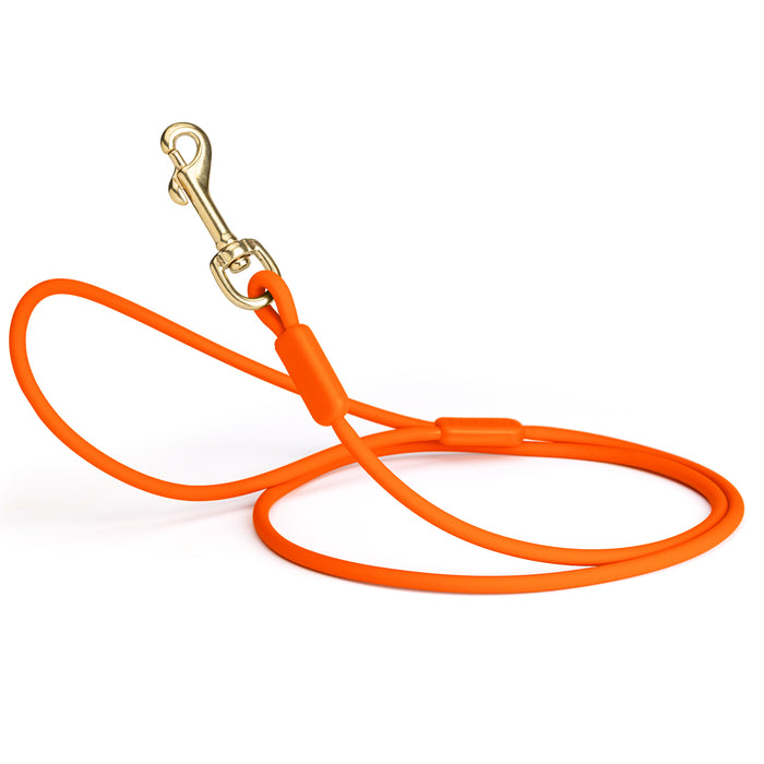 Viper Round Biothane Dog Lead with Brass Hardware