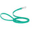 10 ft, 15 ft Long Line Biothane dog leash with Sprenger hook, 1/2 inch wide, Teal
