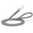 10ft or 15ft Battleship Gray Biothane dog leash with stainless steel hook, 5/8 inch wide