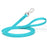 10ft or 15ft Sky Blue Biothane dog leash with stainless steel hook, 5/8 inch wide