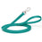 10ft or 15ft Aqua Blue Biothane dog leash with stainless steel hook, 5/8 inch wide