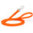 10ft or 15ft Hunter Orange Biothane dog leash with stainless steel hook, 5/8 inch wide
