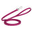 20 ft, 33 ft Biothane dog leash with silver Sprenger hook, 1/2 inch wide, Magenta Pink 