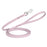 20 ft, 33 ft Biothane dog leash with silver Sprenger hook, 1/2 inch wide, Pastel Purple