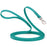 Long Line dog leash with Sprenger hook, 5/8 inch or 3/4 inch widths to choose from, Aqua Blue Biothane