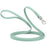 Long Line dog leash with Sprenger hook, 5/8 inch or 3/4 inch widths to choose from, Sage Green Biothane