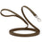 Long Line dog leash with Sprenger hook, 5/8 inch or 3/4 inch widths to choose from, Dark Chocolate Brown Biothane