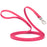 Long Line dog leash with Sprenger hook, 5/8 inch or 3/4 inch widths to choose from, Passionfruit Pink Biothane