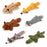 Crinkle Flat Dog Toy with Squeaker