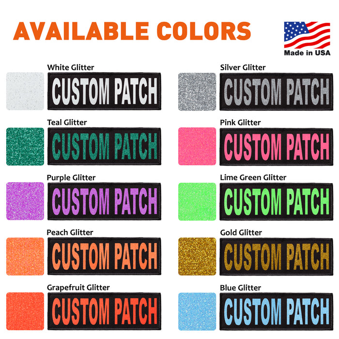 Personalized Removable Patches (Set of 2)