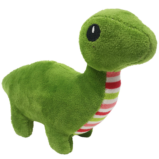 Dinosaur mini plush dog toy for small dogs and puppies