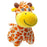 Giraffe mini plush dog toy for small dogs and puppies