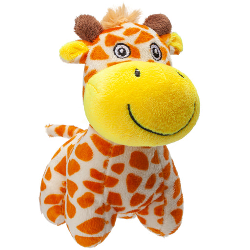 Giraffe mini plush dog toy for small dogs and puppies
