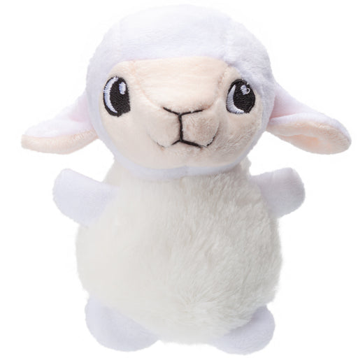 Sheep mini plush dog toy for small dogs and puppies