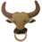 Cow durable dog toy with a squeaker