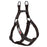 Black step-in dog harness with quick release buckle, made from nylon, size M, size L